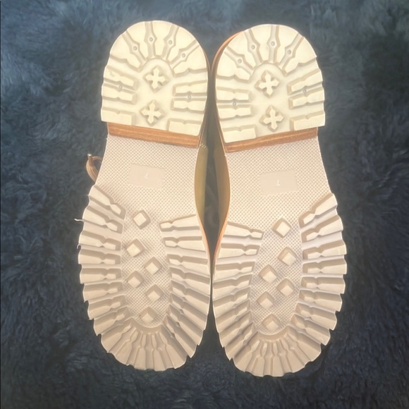 Women's Tan Hiking Boots - Picture 4 of 4